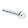 Prime-Line Serrated Flange Bolts 5/16in-18 X 2in Zinc Plated Case Hard Steel 25PK 9090988